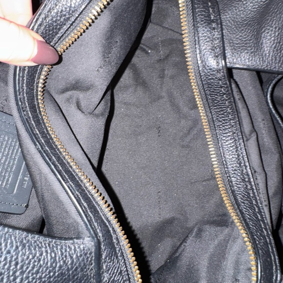 Coach Black Leather Shoulder Bag - Picture 13 of 13